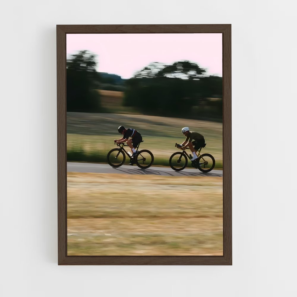Poster Route des Cyclistes – affiche Cyclisme (vue 5)